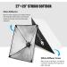 HPUSN Professional Softbox Lighting Kit for Studio Photography - Ideal for Portrait and Fashion Photography (Bulb and Light Stand not Included) - Buy Online on GoSupps.com