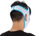 Breathable Anti-Snoring Sleeping Mask with Jaw Support Belt and Chinrest - Sky Blue Trim - Buy Online on GoSupps.com