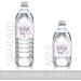 Girl Baby Shower Butterfly Water Bottle Labels - 24 Count Pink & Purple Waterproof Wrappers - Buy Online on GoSupps.com