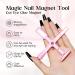 MIZHSE 5 in 1 Cat Eye Nail Magnet Tool | Multi-Function Magnetic Stick for 3D Nail Art | DIY & Salon Essential | Pink - Buy Online on GoSupps.com