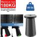 R&D FUTURE 2023 Upgraded Telescopic Stool - Lightweight, 400lbs Load Capacity, Collapsible/Portable Seat for Indoor/Outdoor Use - Retractable Folding Stool for Adults (Black) - Buy Online on GoSupps.com