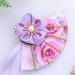 Amosfun Cherry Blossom Hair Clip & Pin Set - Japanese Tsumami Kanzashi Hair Accessories for Women - Purple Yukata Style - Buy Online on GoSupps.com