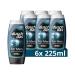Duschdas 3-in-1 shower gel & shampoo for men shower bath with Fresh-Energy fragrance formula ensures a refreshing start in the day 6 x 225 ml 225 ml (6 Pack)