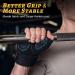 Glofit Workout Gloves with Wrist Wrap Support for Men & Women - Fingerless Gym Gloves for Weight Lifting, Cycling, Training - Medium Size - Buy Online on GoSupps.com