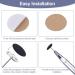 100pcs Sandpaper Discs with Nail Metal Bit - 25mm Pedicure Sanding Discs for Nail Forms & Foot Files - #240 Grit Callus Remover - Buy Online on GoSupps.com
