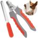 ????????* claw scissors for dogs with pet nail file 5.5 ''/14cm claw grinder for dogs pet nail snap for dogs cats birds and rodents pets nail cutter