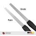 SONNENSCHEIN by Hans Kniebes Set of 5 Sapphire Nail Files Coarse/Fine for Manicure and Pedicure Black - Buy Online on GoSupps.com