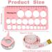 Nipple Ruler 4 Pcs Nipple Measurement Tool Measuring Card Template for Breast Pump Size Soft Silicone Flange Size for Nipples Flange Size Measure for Nipples -Breastfeeding Essential for New Moms - Buy Online on GoSupps.com