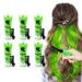 Temporary Hair Dye Green for Kids Temporary Hair Color Suitable for Black&Brown Hair Dye Washable Hair Dye for 7 8 9 10 11 12 Years Old Kids