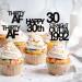 Keaziu 48 Pack Straight Outta 1992 & Thirty AF Cupcake Toppers - 30th Birthday Party Decor - Buy Online on GoSupps.com