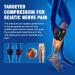 Sciatica Pain Relief Devices | Knee Brace with Dual Pressure Pads | Effective Sciatic Nerve Leg Support - Buy Online on GoSupps.com