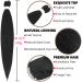 Xusuperb Pre-Stretched Braiding Hair 30 Black - 6 Pack Knotless Extensions | Easy Braids & Calon Yaki Lichen Hair - Buy Online on GoSupps.com