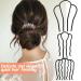 7 PCS Metal Hair Fork Bun Clip Stick Set with Pearl Hair Accessories for Women - Hair Styling Tool Kit for Easy Hairstyles - Buy Online on GoSupps.com