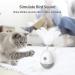 PETGEEK Laser Pointer Cat Toy - Interactive Kitten Toy with Bird Squeaky - Automatic Rotating Cat Laser Pointer - Indoor Cat Toys Gray - Buy Online on GoSupps.com