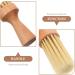Minkissy 4 Pieces Barter Brush Set - Face & Mustache Peeling Brush with Wooden Handle | Ultimate Cleaning Tool for Smooth Skin | 15.5x3.2cm - Buy Online on GoSupps.com