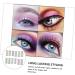 OHPHCALL Makeup Brishes 6Pcs Eyeliner glitter stickers makeup tape double eyelid tape Double Eyelid Strips cosmetics eyelash - Buy Online on GoSupps.com