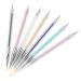7pcs Nail Puncture Pencil Set - Double-Sided Nail Point Pens & Art Brushes for DIY Nail Design | International Shipping Available - Buy Online on GoSupps.com