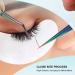3-Part Non-Slip Eyelash Tweezers Set - Stylish Curved Design for Eyelash Extensions - Buy Online on GoSupps.com