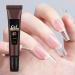 Gel Nail Tip Glue Gel Glue Nail Glue Base Gel Strong Glue Long-Lasting Soft Gel Glue Nail Tips Gel Extension Glue Gel Glue for Rhinestone Nails round mouth - Buy Online on GoSupps.com