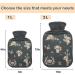 Naanle Floral Koala Hot Water Bottle - 2L Large Transparent Heater for Bed Hand & Feet | Pain Relief & Cold Therapy - Buy Online on GoSupps.com