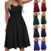 Women's Sleeveless Beach Maxi Dress - Summer 2023 | Spaghetti Strap A-line Sundress with Pockets in Wine - XX-Large - Buy Online on GoSupps.com