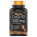 CoQ-10 100mg - 90 Capsules with Black Pepper Extract | Maximum Absorption Rapid Release Capsules | Coenzyme Q-10 Supplement | Powerful Free Radical Fighting Antioxidant