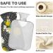 Mnsruu Daisy Lemons Hot Water Bottle - 2L with Soft Cover | Ideal Gift for Women & Kids | Perfect for Christmas - Shop Internationally! - Buy Online on GoSupps.com