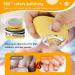 Caffney Electric Nail Clipper 3 Speeds Levels Electric Nail Trimmer with Nail Clip Storage Rechargeable Automatic Nail Clipper Portable Electric Fingernail Cutter Safety Fingernail Trimmer for Adult K Orange - Buy Online on GoSupps.com