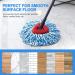 3 Pack Blue Microfiber Spin Mop Refills for Ocedar 2 Tank System - Triangle Mop-Head Replacement for Easy Rinse Cleaning - 3 Count - Buy Online on GoSupps.com