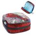 GIAPB Period Bag Sanitary Napkin Storage Bag Period Pouch Travel Makeup Bag Vintage Red Animal Bird Color3769