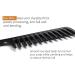 Professional Wide Tooth Comb for Curly, Long, and Wet Hair - Reduce Hair Loss and Dandruff - Buy Online on GoSupps.com