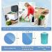 XUXRUS 10 Litres Compost Bags Small Garbage Bags Biodegradable 3 Gallon Trash Bags 100 Counts Green Bin Bags for Bathroom Bedroom Office 24 count (Pack of 5) - Buy Online on GoSupps.com
