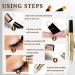 Double-ended Glitter Cream Eyeshadow Stick KQueenest Shimmer Pearl Eye Shadow Highlighter Pencil with Soft Brush Waterproof Long-lasting for Easy Eye Makeup Cosmetics 01# Pearl White - Buy Online on GoSupps.com