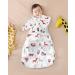 MOXTOYU 100% Cotton Baby Sleep Bag 2.5 Tog | Detachable Sleeve | Arms Up Design | Swaddle Blanket | 2-way & Side Zipper | Newborn Gift | Essentials | 12-18M | Elk L - Buy Online on GoSupps.com
