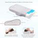Buy Threads for Bed Orthopedic Memory Foam Neck Support Pillow with Cool Gel - Ergonomic Hi-Low Design Hypoallergenic Washable Cover Perfect 12cm-6cm Slope - 60x36x11/6cm - Buy Online on GoSupps.com