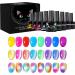 Stylish Gel Polish | Beginners Nail Gel | Glitter Nail Polish Neon Cat Eye Gel Polish Magnetic Cat Eye Gel Polish UV Gel Nail Polish Sparkling Gel Polish High Gloss Gel Polish Perfect Use for Nai - Buy Online on GoSupps.com