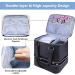 SH-RuiDu Dual Layer Large Capacity Nail Polish Organizer Bag for Nail Lamp and Nail Polish Accessories - Buy Online on GoSupps.com