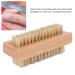 Buy Wooden Nail Brush - Double-Sided Pig Bristle Fingernail & Toenail Cleaner for Manicure & Pedicure | International Shipping - Buy Online on GoSupps.com