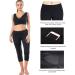 Neonysweets Women's Workout Leggings with Phone Pocket - Small, Black - Buy Online on GoSupps.com