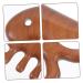 Minkissy Fish-Shaped Gua Sha Massage Tool & Portable Wooden Comb Multifunctional Jade Facial & Hair Care Tool - Buy Online on GoSupps.com