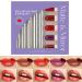 Set of Lip Lacquer 10 Pieces Lipsticks for Women Staining Lips Make Up Set for Daily Use Wedding Party Home Commuting Girls Women Dates - Buy Online on GoSupps.com