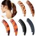 6 pieces large banana clips of colorful banana hair clip for thick hair non-slip ponytail holder clip for women and girls 6 multi-color-B