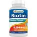 Best Naturals Maximum Potency Biotin 10 000 Mcg for Healthier and Longer Hair Growth Support Formula 200 Count