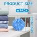 Laundry Dryer Balls Non-Melting Dryer Balls New Material Softer Washing Machine Balls 6 Pieces - Buy Online on GoSupps.com