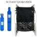Dual Oxygen Bottle Storage Bag Wheelchair Hanging Bag Long/short Reinforced Mesh Bag Adjustable Straps Portable for Personal Use Family - Buy Online on GoSupps.com