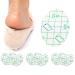 RMISODO 100 Pieces Invisible Heel Protector Sticker  Oval Shaped Sole Patch  Transparent Heel Guard Skin  Anti-Friction Heel Protection Pad Stickers  Disposable Shoe Heel Insoles  Foot Care Tools Transparent/100 Pieces