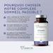 Peaceful Sleep | Melatonin 1.9mg + GABA + Magnesium Bisglycinate + Vita B6 | Anti Stress for Fast Sleep and a Repairing Sleep | 60 Vegetable Capsules | Made in France Terravita - Buy Online on GoSupps.com