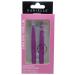 Danielle Creations Soft Touch Stainless Steel Tweezers - Pink | Slant and Point Design - Buy Online on GoSupps.com