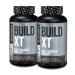 Jacked Factory Build-XT Daily Muscle Builder & Performance Enhancer - Muscle Building Supplement for Muscular Strength & Growth | Trademarked Ingredients Peak02 ElevATP & Astragin - 180 Veggie Pills