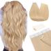Tess tape extensions real hair medium blond #24 adhesive tape hair parts tape in hair extension remy human hair smooth 10 pieces 18 "(45cm) -25g